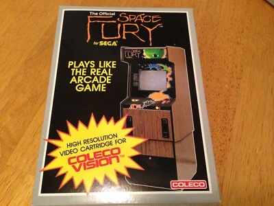 Sistema de videogame SPACE FURY - COLECOVISION NOVO E LACRADO!! (CAIXAS AMASSADAS) - Imagem 1 de 4