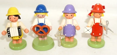 Figur Figuren Erzgebirge Expertic 4 Stück 5,5cm DDR  - Bild 1 von 4