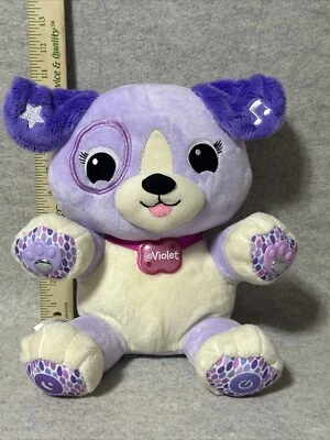 Leapfrog Smarty Paws Interactive Plush Puppy My Pal Violet Stuffed Animal Works - Image 1 of 4
