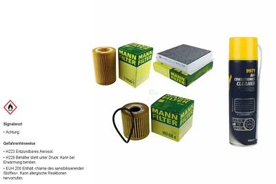 MANN-FILTER Filtersatz MANNOL Klimareiniger für Smart Fortwo Cabrio 0.7 0.6 - Bild 1 von 4