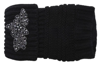 Puños de botas de invierno para mujer con pieza floral Foto 1 de 4