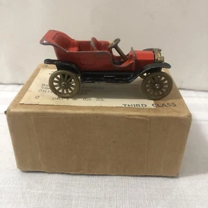Vintage Tootsietoy 1912 Model T Ford Red In Original Box Chicago 24 USA - Picture 1 of 12