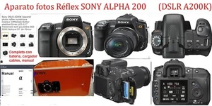 Aparato fotos Réflex SONY ALPHA 200 (DSLR A200K) 139.00 - Imagen 1 de 11