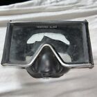 Retro US Divers Co Aqua-Lung Wraparound Tempered Glass Tri Panel Scuba Dive Mask