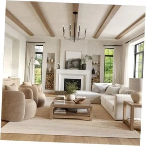 2x6 Elfriede Jute & Cotton Hand Woven Area Rug, Natural, Solid Rustic - Picture 1 of 7