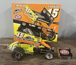 Coche de sprint Donny Schatz Armor All STP 2010 R&R ALADO 1:18 GMP autografiado - Imagen 1 de 11