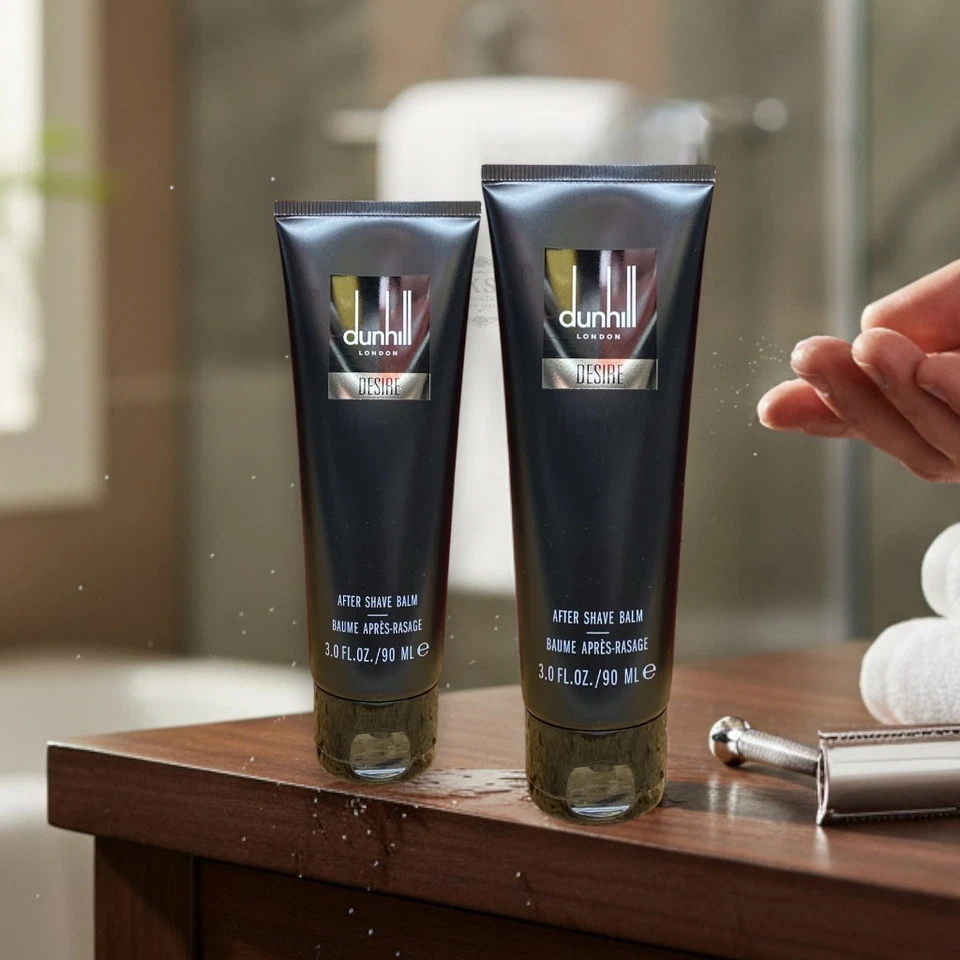 Dunhill Desire x2 Bálsamo para después del afeitado para hombres 3,0 oz cada uno nuevo sin caja  Foto 1 de 2