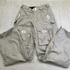 DC Shoes Pants Mens Large Khaki Exotex 10K Waterproof Snowboarding Cargo Pockets - Picture 1 of 15