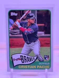 2021 Topps 1965 Topps Redux Rookie Card #8 Cristian Pache Braves - Picture 1 of 1