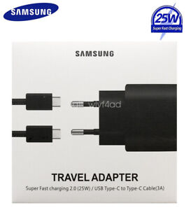 Original Samsung 25W Super Schnell Ladegerät Adapter Kabel Galaxy S10 S20 S21 S22 +