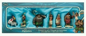 Disney Store Moana Edición Limitada Cuaderno de Bocetos Ornamento Caja Set de 6 Nuevo 2016 - Imagen 1 de 2