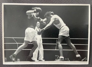 Olympics 1936 Sammelwerk Trading Card Boxing Runge Germany vs Lovell Argentina - Picture 1 of 2