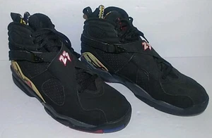 Taglia 12 - Jordan 8 Retro 2007 Playoff 305381-061 OG Nero Rosso Allevato Aqua Suns - Foto 1 di 16