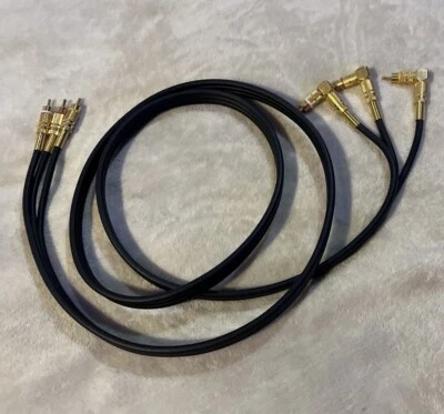 6FT Premium Gold Plated 3-Male RCA to 3-Male RCA Composite Video Audio AV Cable - Image 1 of 3