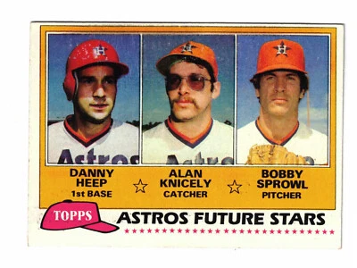 1981 Topps Astros Future Stars #82 Heep - Knicely- Sprowl - Image 1 of 2