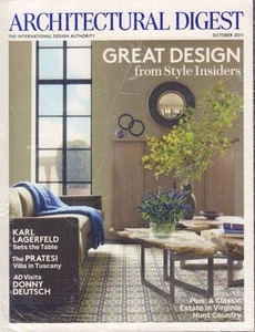 Architectural Digest October 2011 Karl Lagerfeld 021517DBE3 - Imagen 1 de 1