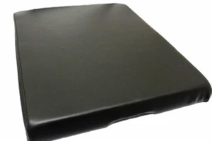 Fit 04-14 Nissan Titan Black Leather Real Leather Cntr Console Lid Armrest Cover - Bild 1 von 3