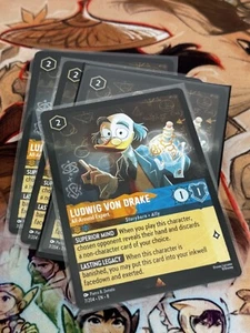 X4 Ludwig Von Drake All-Around Expert 7/204 Disney Lorcana - Photo 1 sur 1