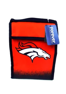 Denver Broncos Football Team Lunch Bag Insulated New NFL 9.5" x 7" x 4.5" - Picture 1 of 3