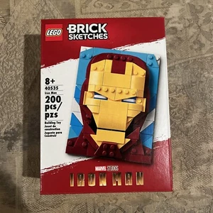 LEGO Brick Sketches: Iron Man (40535) - NEW, SEALED - Picture 1 of 3