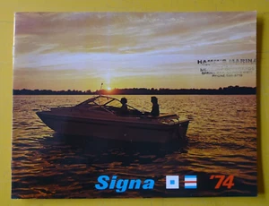 Minty SIGNA Boat BROCHURE Catalog 1974 - Picture 1 of 5