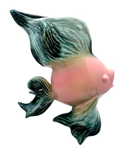 Vintage Hull American Art Pottery Fish Vase, Ebb Tide - Picture 1 of 4