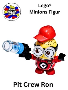 LEGO Figur Pit Crew Ron mnn017 mit Waffe Minion Figure Banana Gru Minions NEW - Picture 1 of 2