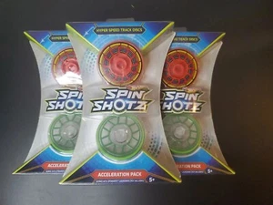 Hot Wheels SPIN SHOTZ HYPER SPEED pacchetto accelerazione dischi pista y1803 - Foto 1 di 3