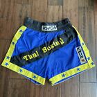 Rare Vintage Thaiboxing Muay Thai Boxing Kickboxing Athletic Shorts 90s 2000s