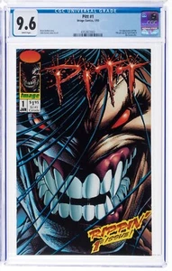 Pitt #1 Image 1993 CGC 9.6 1st app of Pitt pin-ups by Sam Kieth & Jim Somerville - Picture 1 of 6