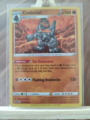 Coalossal SWSH054 Sword & Shield Ultra Rare Holo Promo Pokemon Card - Image 1 of 4