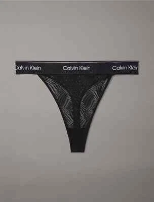 NWT Calvin Klein Women’s (Various)Modern Lace String Thong QF7714-001 - Image 1 of 2