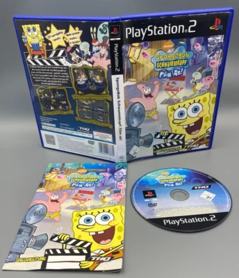 Spongebob Schwammkopf: Film ab! | Playstation 2 Spiel PS2 - Bild 1 von 2