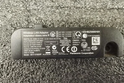 WI-FI 8017-01620P PANASONIC TX-L42E6E TV0703WF - Imagen 1 de 3