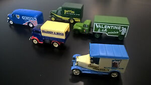 JOBLOT 32 Corgi VANS Toys Cars miniatures - Scale 1/43 OLD Commercial COLLECTION