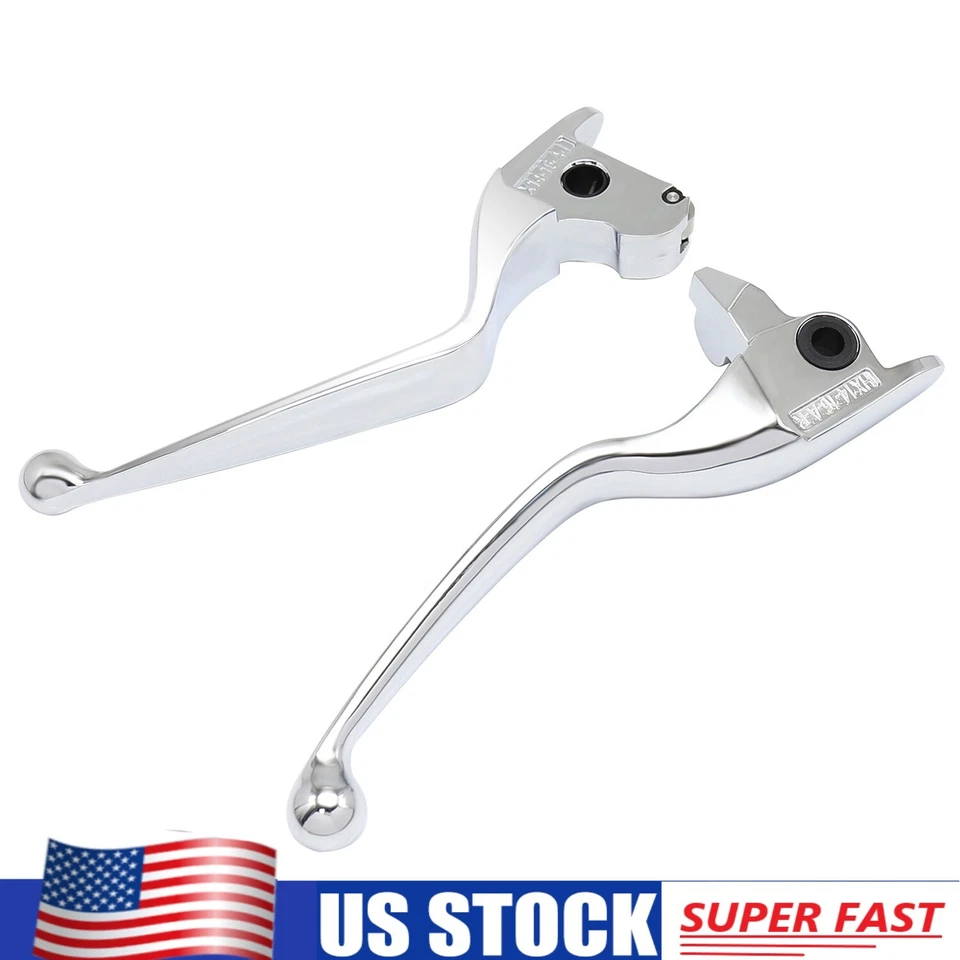 Nuevo juego de palancas de freno y embrague cromadas #42275-07A para Harley V-Rod VRSC 2006-2017 Foto 1 de 4