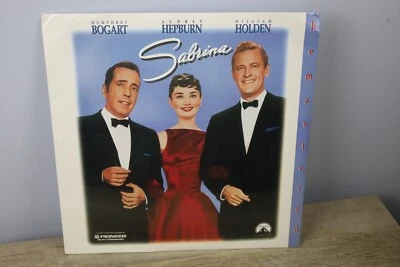 Sabrina Laserdisc LD Humphrey Bogart William Holden Audrey Hepburn Remastered Foto 1 de 4