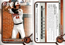 2022 1st Bowman Draft JUD FABIAN Baseball Card BD-114 BALTIMORE ORIOLES