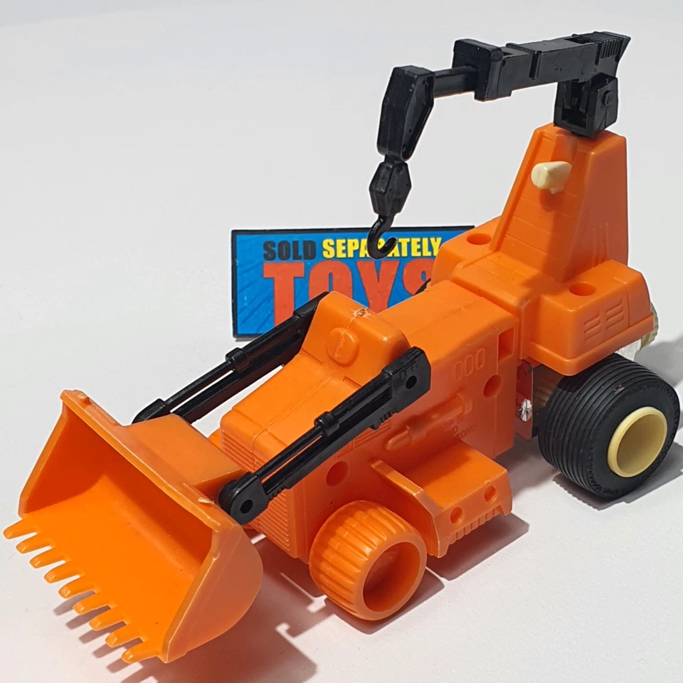 Vtg Micronauts CRATER CRUNCHER vehicle COMPLETE 1976 Mego construction backhoe - Image 1 of 4