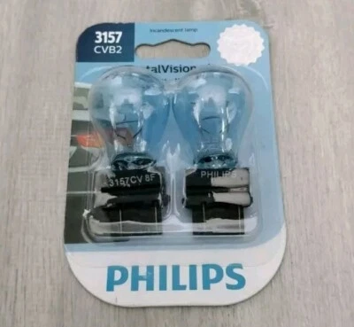 Bombilla trasera Philips 3157CVB2 CrystalVision para iluminación eléctrica 73644  Foto 1 de 4