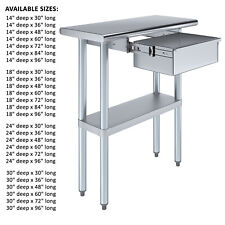 Stainless Steel Work Table With a Drawer
