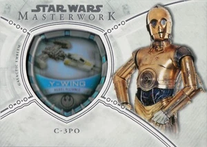 Tarjeta parche emblema barco C-3PO obra maestra de Star Wars 2018 #167/175 - Imagen 1 de 2