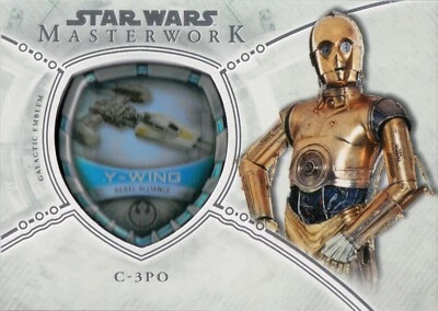Star Wars Masterwork 2018, C-3PO Ship Emblem Patch Card #167/175 - Image 1 of 2