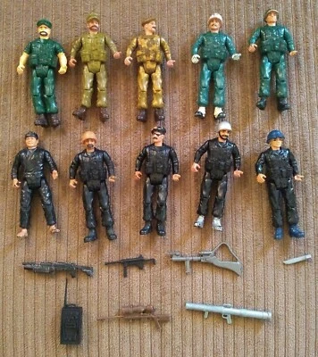 1982 Remco DC Comics сержант Экшн-фигурка рок 3 3/4 дюйма лот товаров Bad Guys акула винтаж - Изображение 1 из 4