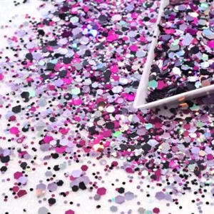 Nail Art Glitter Mix Festival Glitter 5g 10g 20g Pack Sizes Craft Glitter Mixes - Picture 1 of 2