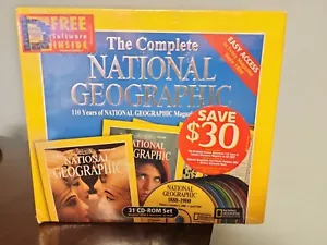 NEW !! National Geographic Magazine 110 Years 31 CD-ROM Set - Picture 1 of 4
