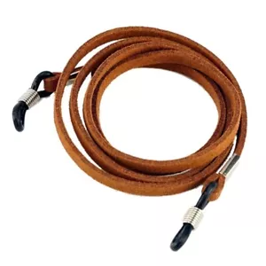 Leather Pu suede Cord Sunglasses Reading Glasses Eyeglass Holder Strap Chain - Picture 1 of 5