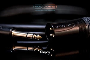 Jack TRS-Neutrik XLR M | Van Damme XKE | Patch Cables | Balanced | 30 - 100 cm - Picture 1 of 1