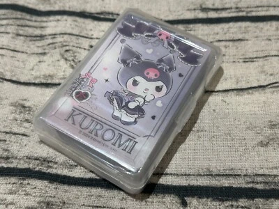 Cute Kuromi Playing Cards Poker Plastic Case Gift Sanrio My Melody Fun Game Set - Image 1 of 4