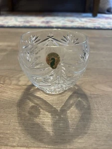 Waterford Winter Wonderland Clear Lead Crystal Votive - Picture 1 of 7